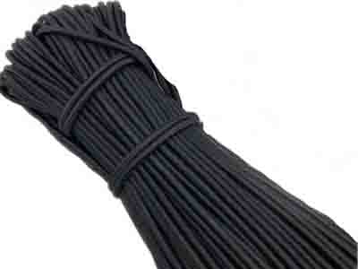 Elastic ruber stripe - BLACK - FEKETE